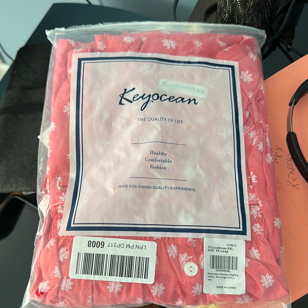 Keyocean Pink Pajama Set